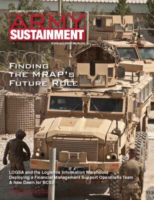 Sept. Oct. 2011 Army Sustainment Magazine